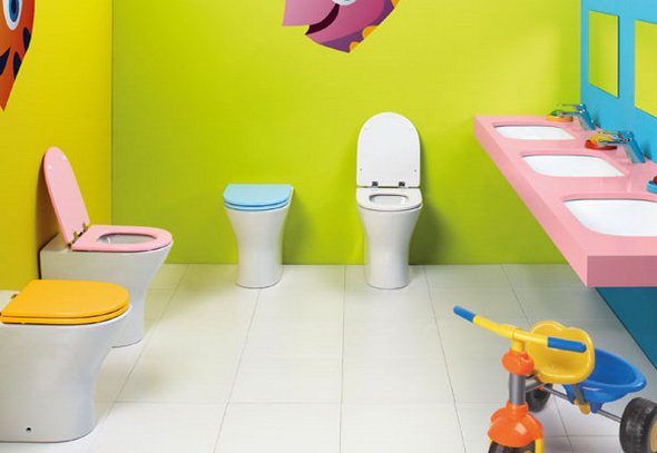 variety of sanitarywares suitable for kids