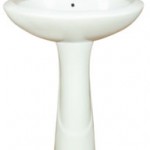 Capry Set 25" x 18" Wash Basin with Pedestal