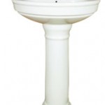 Sonata Set 22" x 17" Wash Basin with Pedestal